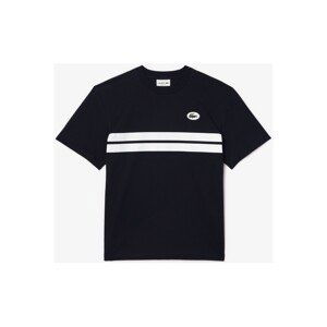 Lacoste  TH8590 TEE-SHIRT  Trička & Pola Modrá