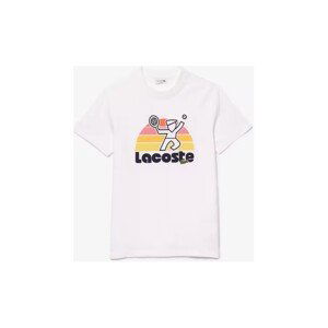 Lacoste  TH8567  Trička & Pola Bílá