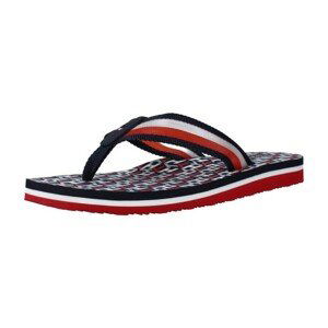 Tommy Hilfiger  TH MONOGRAM FLAT BEACH S  Žabky Modrá