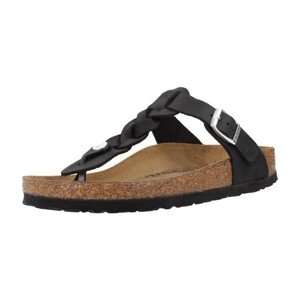 Birkenstock  GIZEH OILED LEATHER  Sandály Černá