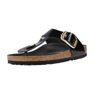 Birkenstock  GIZEH NATURAL BUCKLE  Sandály Černá