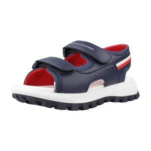 Tommy Hilfiger  SANDALO STRIPES VELCRO  Sandály Dětské Modrá