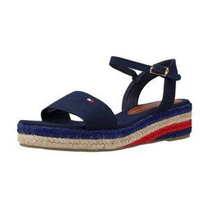 Tommy Hilfiger  ROPE WEDGE SANDAL  Sandály Dětské Modrá