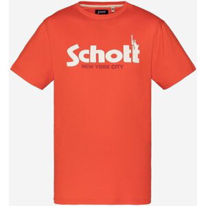 Schott  TSTROY  Trička s krátkým rukávem Oranžová
