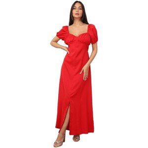 La Modeuse  71042_P166545  Společenské šaty Červená