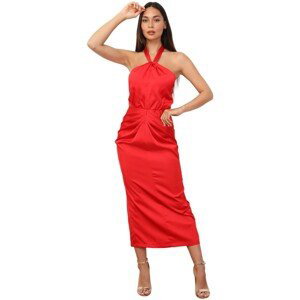 La Modeuse  71167_P167057  Společenské šaty Červená