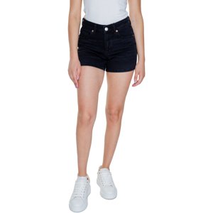 Vero Moda  VMTESS MR SHORT DNM SHORTS MIX GA NOOS 10301532  Kraťasy & Bermudy Černá