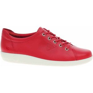 Ecco  Dámské polobotky  20650311466 chili red  Šněrovací polobotky