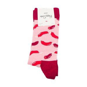 Happy socks  SAUSAGE  Podkolenky Růžová