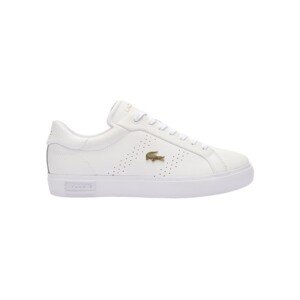 Lacoste  Powercourt 2.0 124 - White/Gold  Módní tenisky Bílá