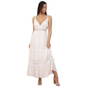 La Modeuse  71553_P168250  Společenské šaty Bílá