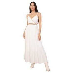 La Modeuse  71560_P168285  Společenské šaty Bílá