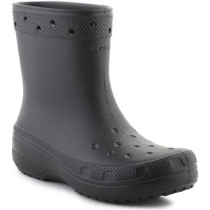 Crocs  Classic boot 208363-001 black noir  Holínky Černá