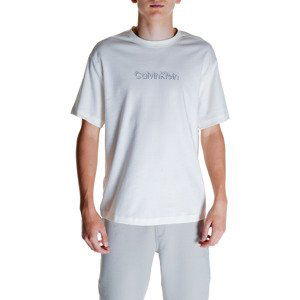 Calvin Klein Jeans  SHADOW EMBOSSED LOGO K10K113105  Polo s dlouhými rukáv Bílá