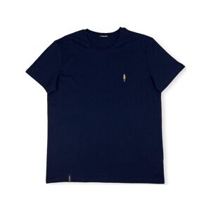 Organic Monkey  Surf's Up T-Shirt - Navy  Trička & Pola Modrá