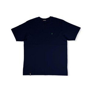 Organic Monkey  Spikey Lee T-Shirt - Navy  Trička & Pola