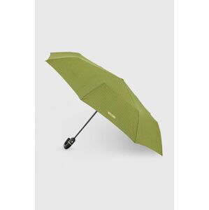Deštník Moschino zelená barva