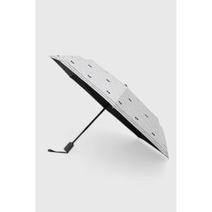 Deštník Karl Lagerfeld šedá barva