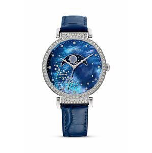 Hodinky Swarovski 5613320 Passage Moon Phase tmavomodrá barva