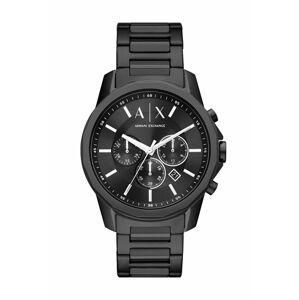 Hodinky Armani Exchange pánské, černá barva