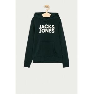 Mikina Jack & Jones tmavomodrá barva, s potiskem