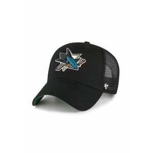 Čepice 47brand NHL San Jose Sharks černá barva, s potiskem, H-BRANS22CTP-BK