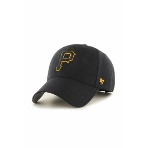 Čepice 47brand MLB Pittsburgh Pirates černá barva, s aplikací