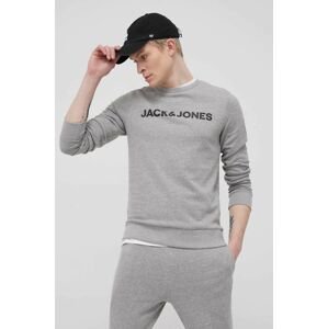 Tepláková souprava Jack & Jones pánský, šedá barva