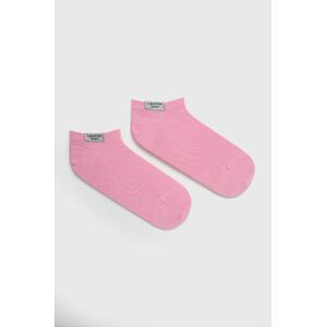 Ponožky Calvin Klein Jeans dámské, růžová barva