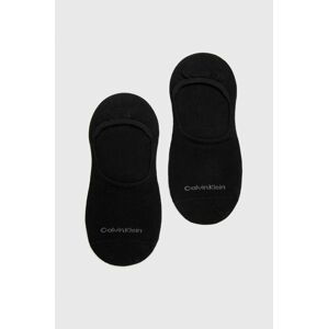 Ponožky Calvin Klein ( 2-pak) dámské, černá barva