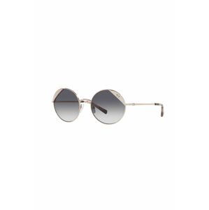 Sluneční brýle Armani Exchange dámské, stříbrná barva