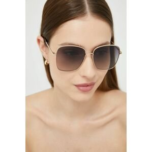 Sluneční brýle Tommy Hilfiger dámské, zlatá barva