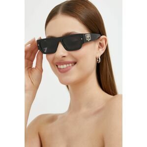 Sluneční brýle Chiara Ferragni dámské, černá barva