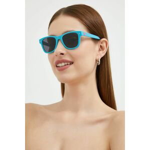 Sluneční brýle Chiara Ferragni dámské, tyrkysová barva