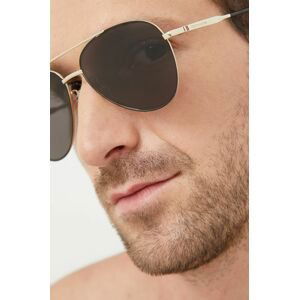 Sluneční brýle Tommy Hilfiger pánské, zlatá barva