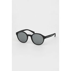 Sluneční brýle Armani Exchange černá barva