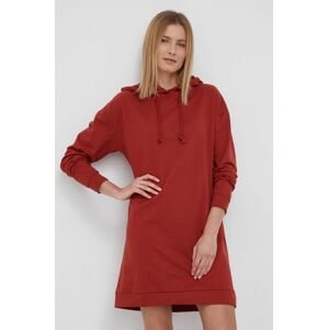 Šaty Vero Moda červená barva, mini, oversize