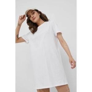 Bavlněné šaty Only bílá barva, mini, jednoduchý