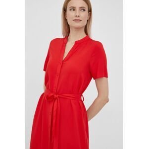 Šaty Vero Moda červená barva, mini
