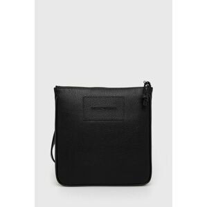 Kožená taška Emporio Armani černá barva, Y4M252 Y068E