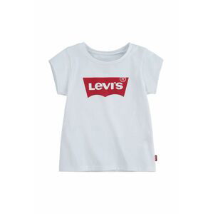 Dětské tričko Levi's bílá barva