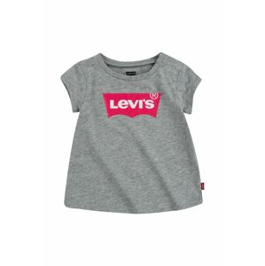 Dětské tričko Levi's šedá barva