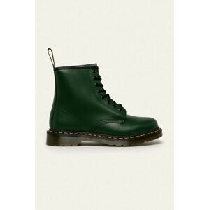 Kožené trapery Dr. Martens 11822207 1460 pánské, zelená barva