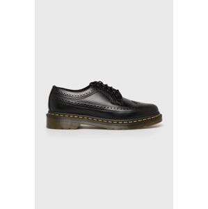 Kožené polobotky Dr. Martens pánské, černá barva, DM22210001.3989.YS-Black