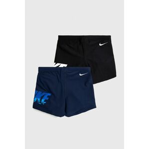 Dětské plavky Nike Kids tmavomodrá barva