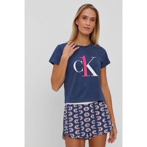 Pyžamo Calvin Klein Underwear dámské, tmavomodrá barva