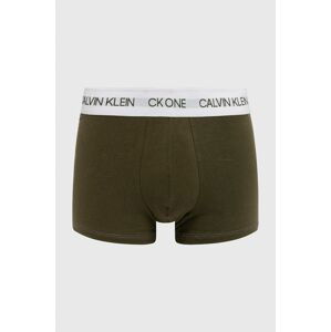 Boxerky Calvin Klein Underwear pánské, zelená barva