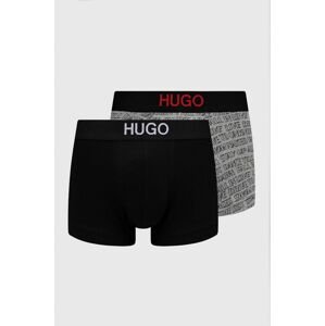 Boxerky Hugo pánské, šedá barva
