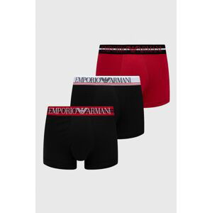 Boxerky Emporio Armani Underwear pánské, černá barva