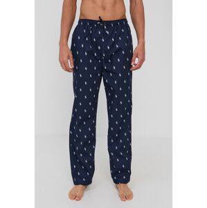 Pyžamové kalhoty Polo Ralph Lauren pánské, tmavomodrá barva, vzorované